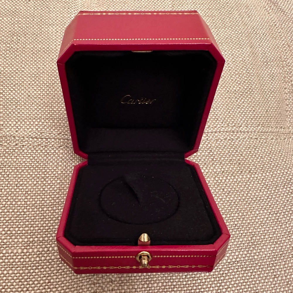 Original Cartier ring box